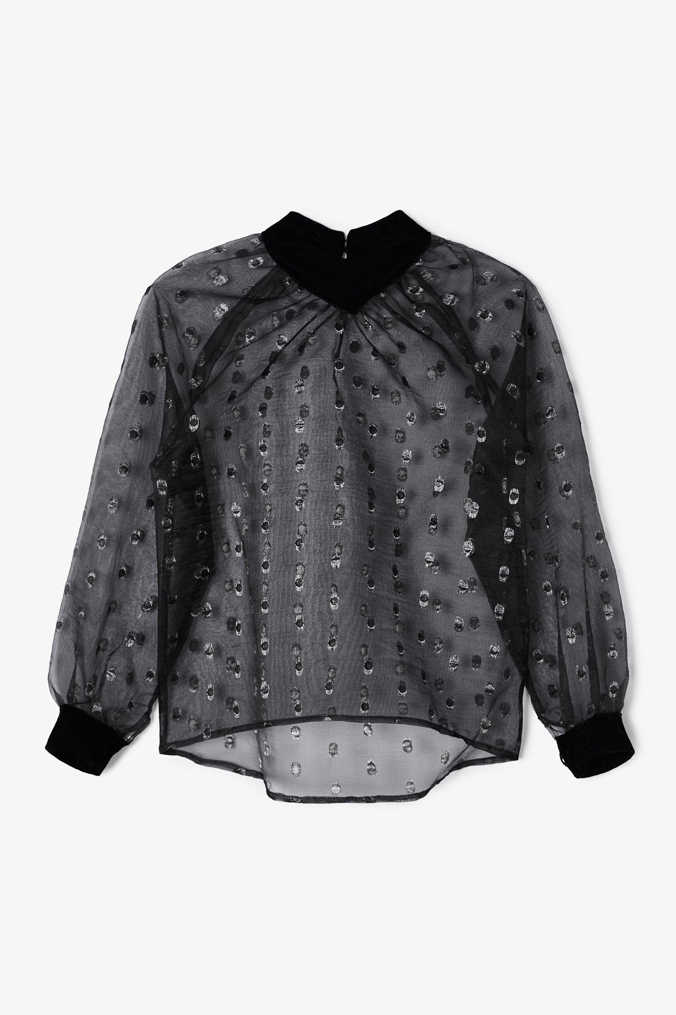 Blouse Lali Plumetis Argent