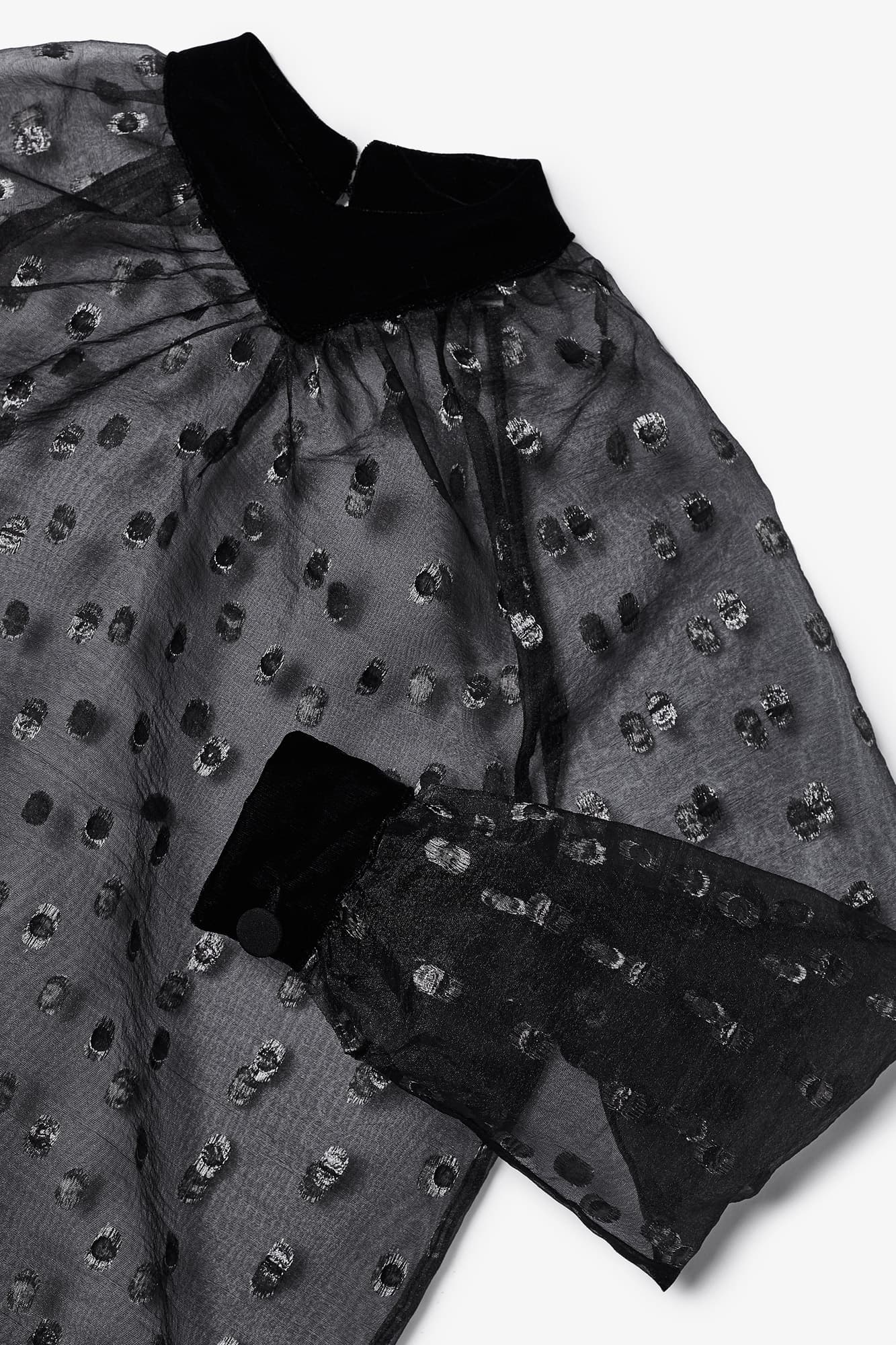 Blouse Lali Plumetis Argent