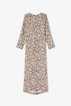 Robe Beky Fleuri Iris Beige