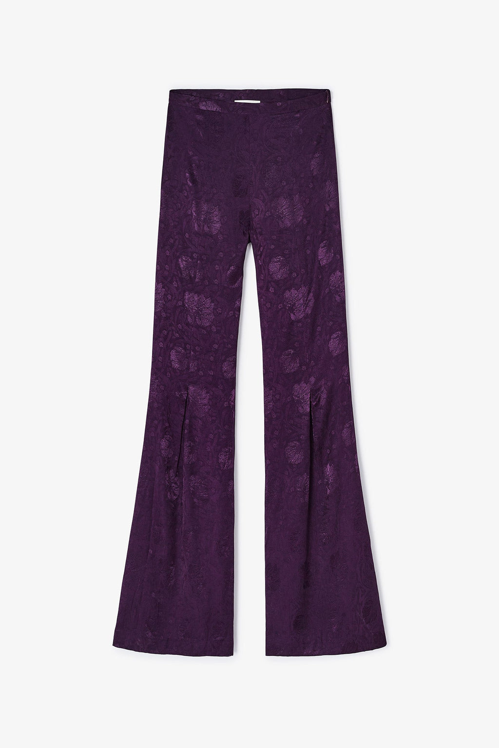 Pantalon Icon Jacquard Fleur Rétro Violet