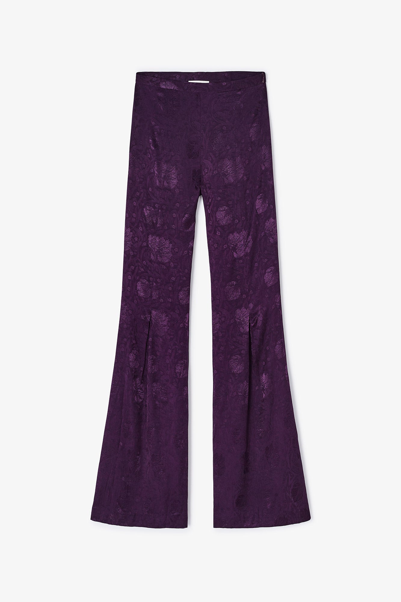 Pantalon Icon Jacquard Fleur Rétro Violet