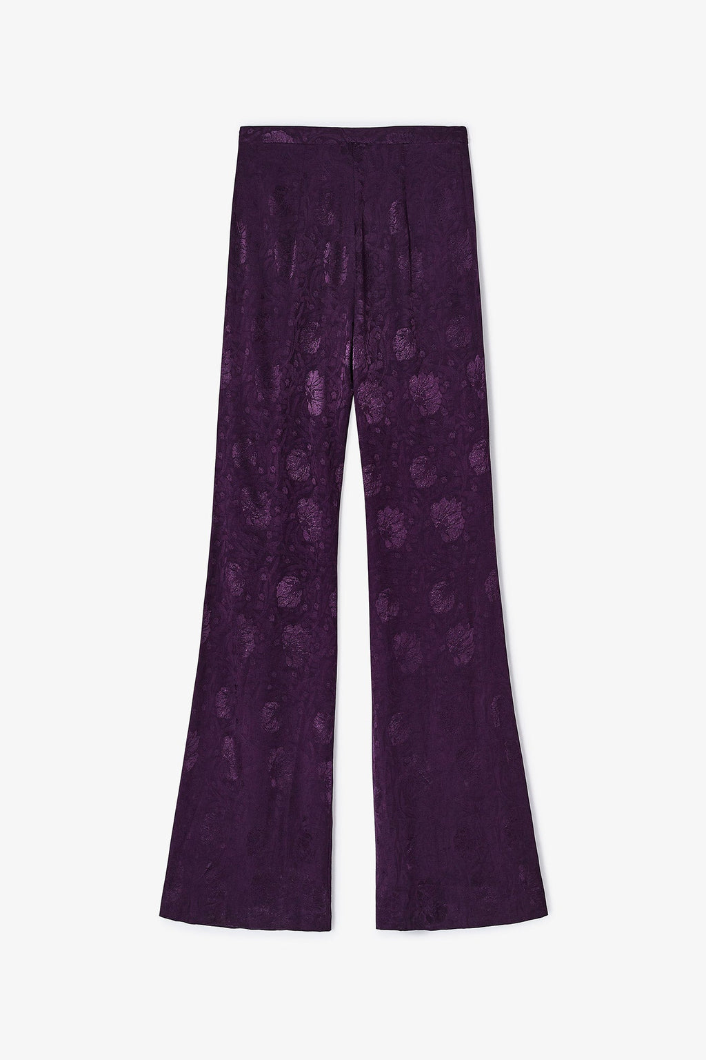 Pantalon Icon Jacquard Fleur Rétro Violet