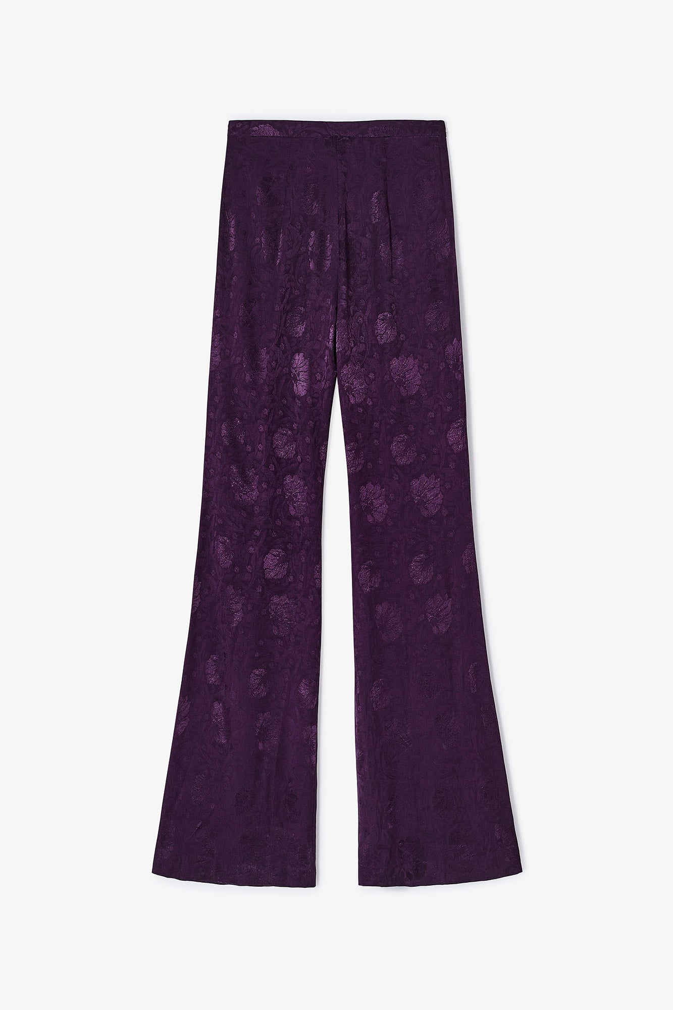 Pantalon Icon Jacquard Fleur Rétro Violet
