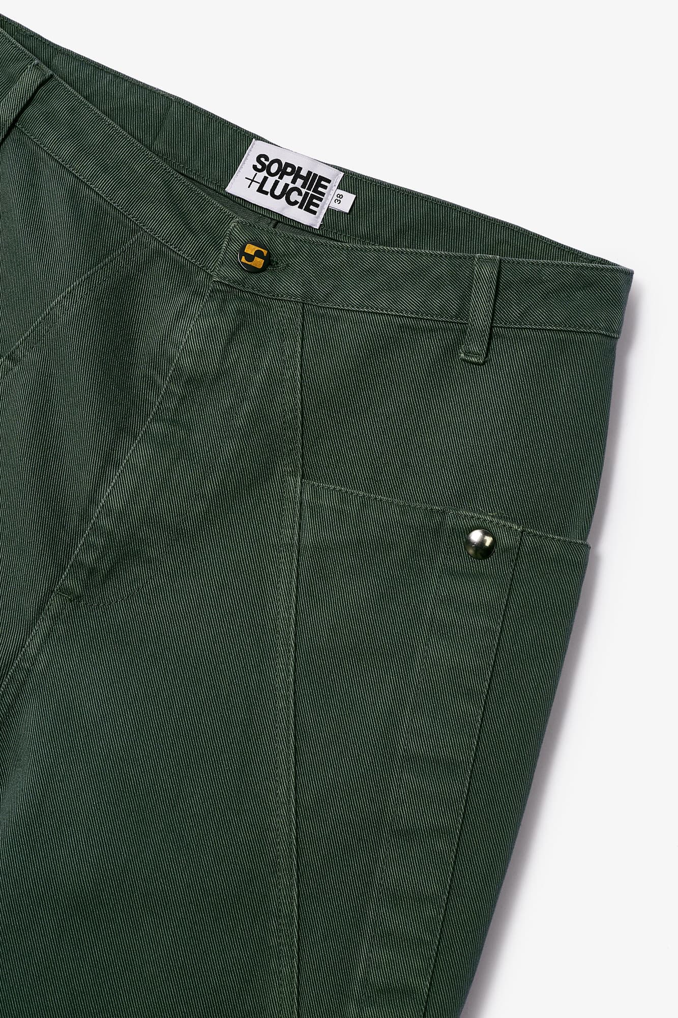 Pantalon Cargo Vert