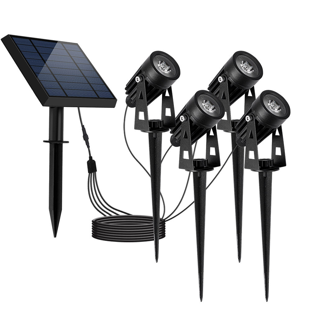 Roundy - Spot Solaire - Acier - Noir