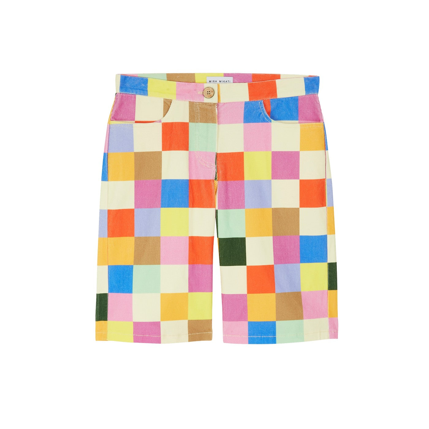 Short Corduroy Giant Check