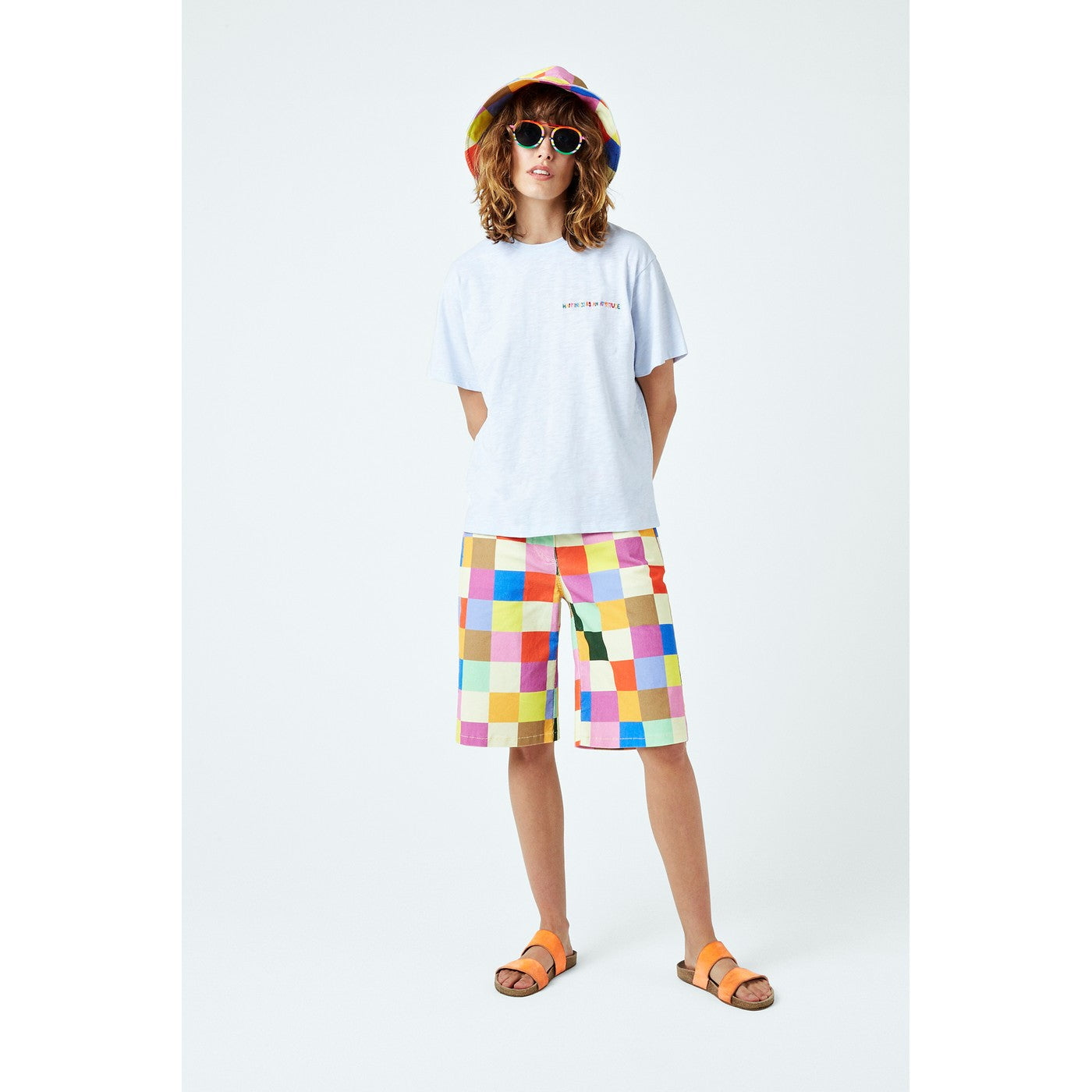 Short Corduroy Giant Check