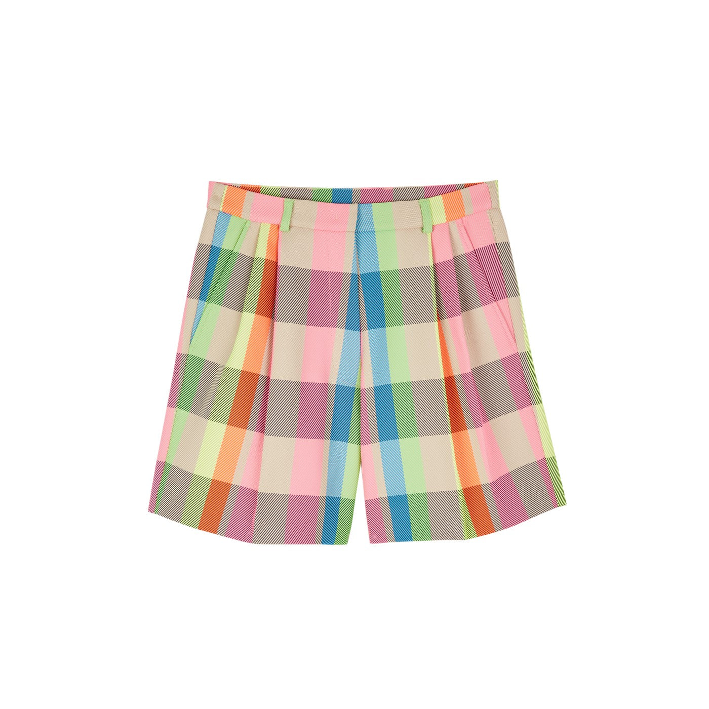 Short Short Malibu Woven Check Multi