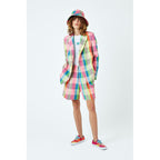 Short Short Malibu Woven Check Multi