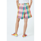 Short Short Malibu Woven Check Multi