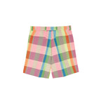 Short Short Malibu Woven Check Multi