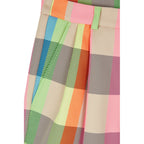 Short Short Malibu Woven Check Multi