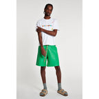 Short Leather Elasticated