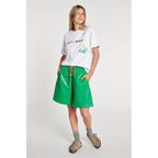 Short Leather Elasticated
