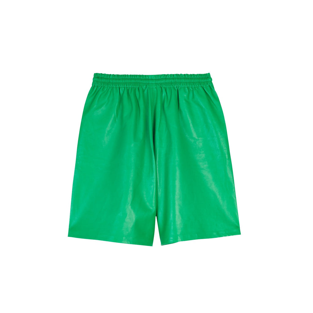 Short Leather Elasticated