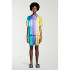 Short Ombre Print Elasticated