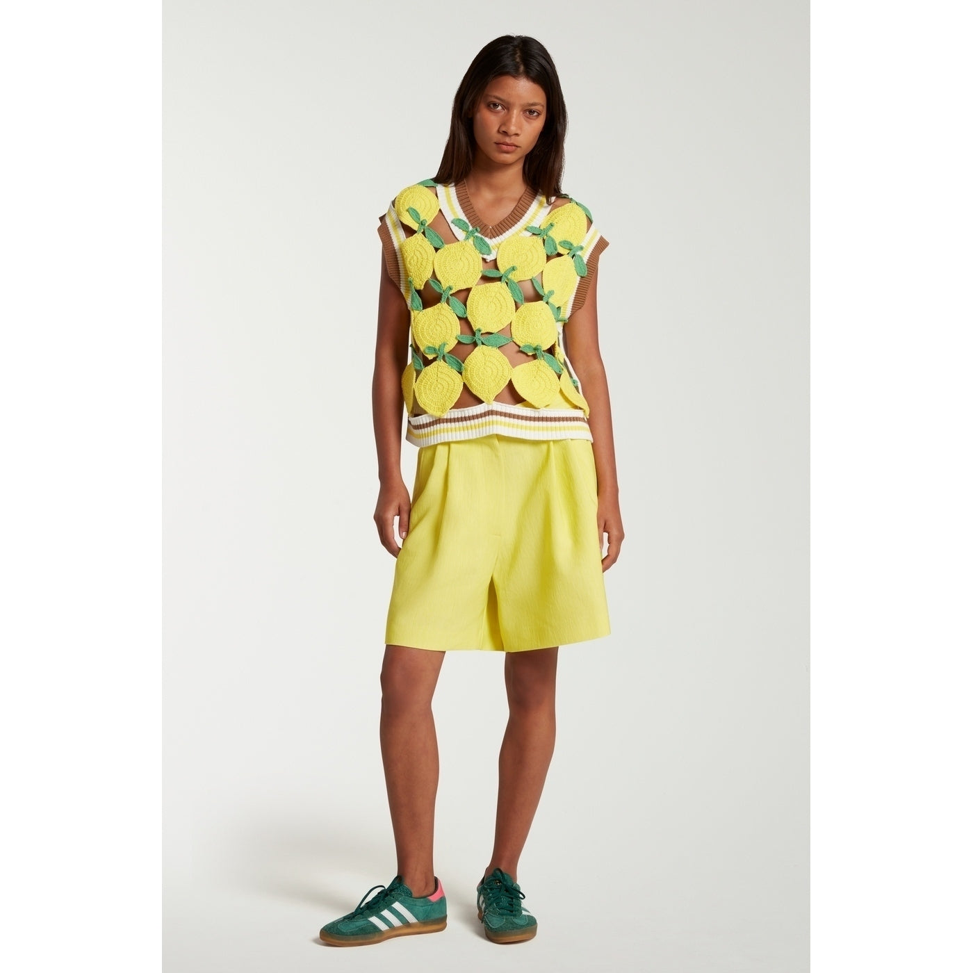 Short Tailored With Pleats