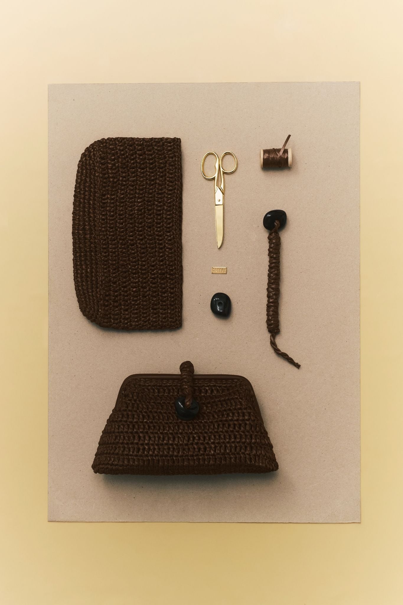 Delphine Umber Pouch Bag