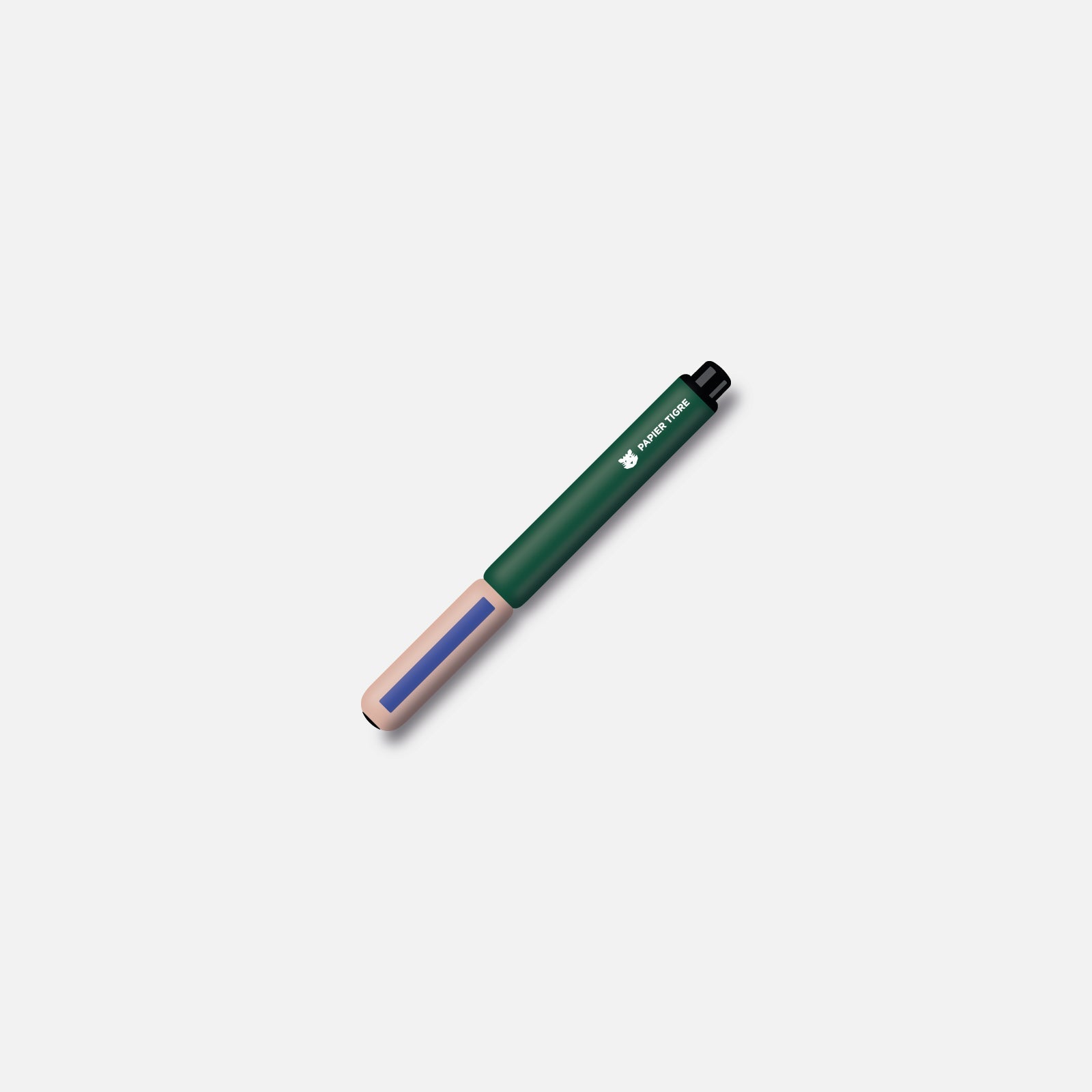 Stylo Plume - Vert Rose