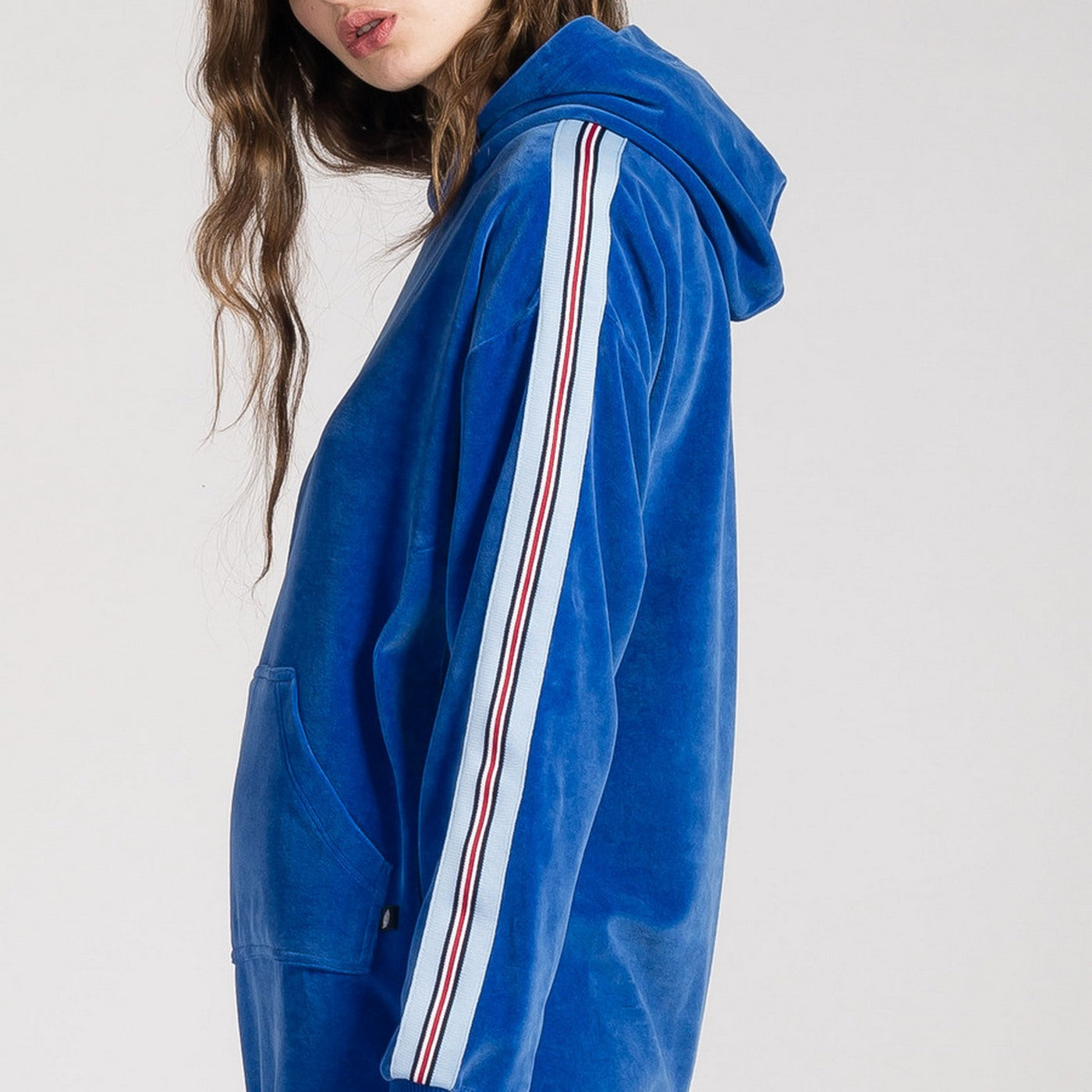 Robe Strip Velvet Grown - Supreme/Baltique - Femme