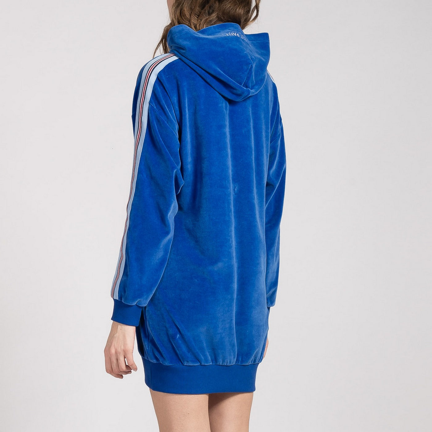 Robe Strip Velvet Grown - Supreme/Baltique - Femme