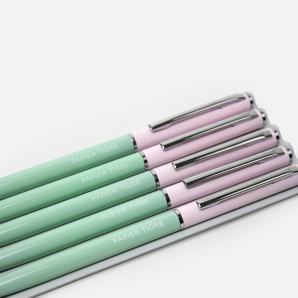 Stylo-Bille - Rose Poudré/Mint