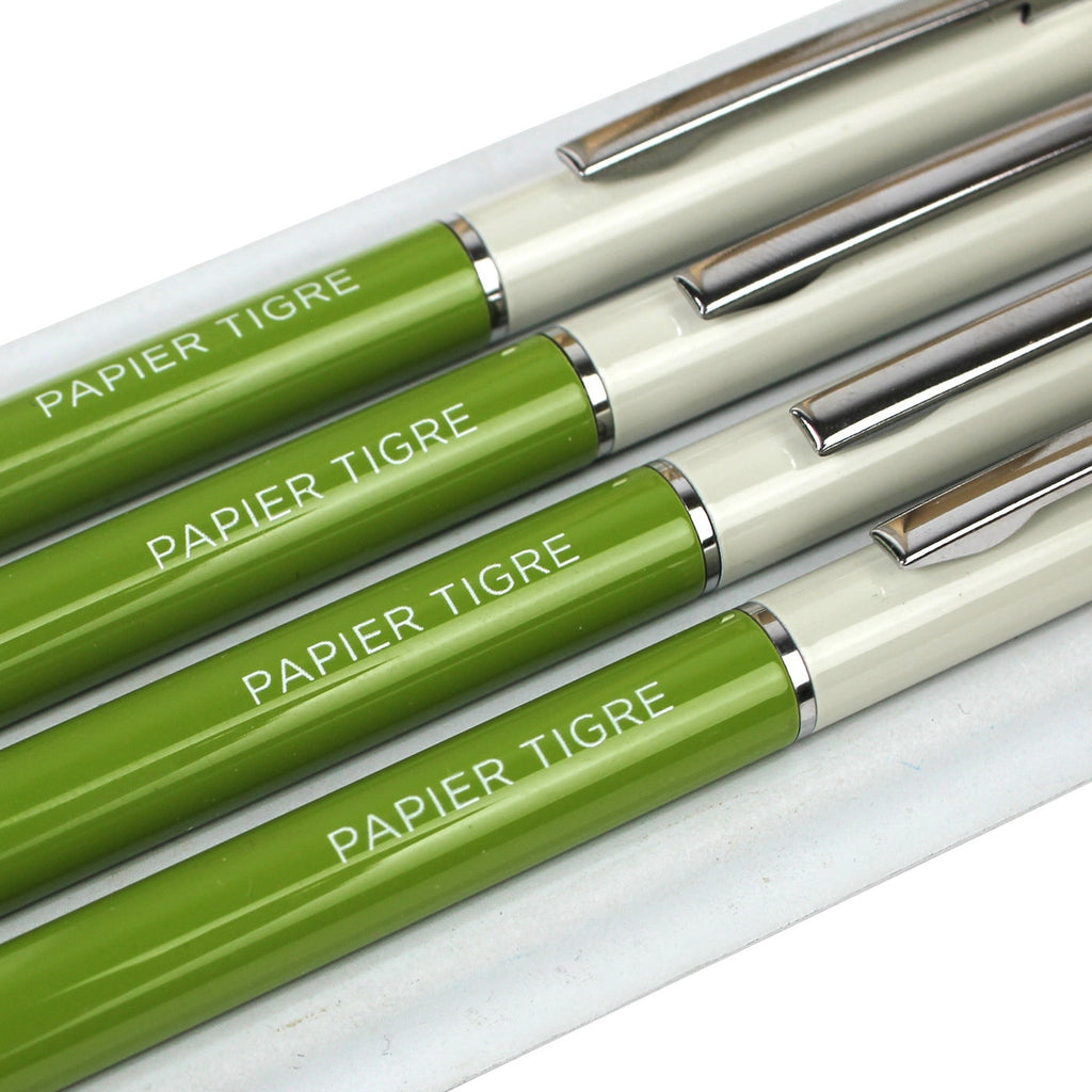 Stylo-Bille - Olive/Lune