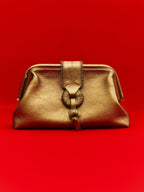 Boho Chic Bronze Pouch Bag