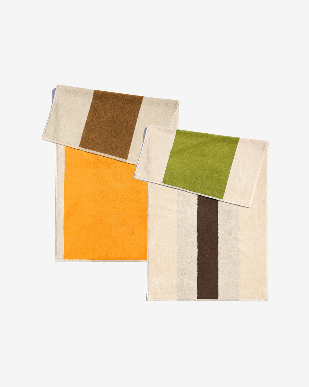 Handdoeken Set Sunny Yellow Brown (2 st.) - SUITE702