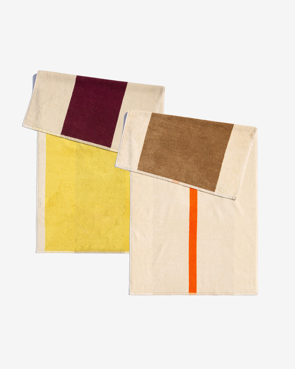 Badhanddoeken Set Yellow Orange (2 st.) - SUITE702