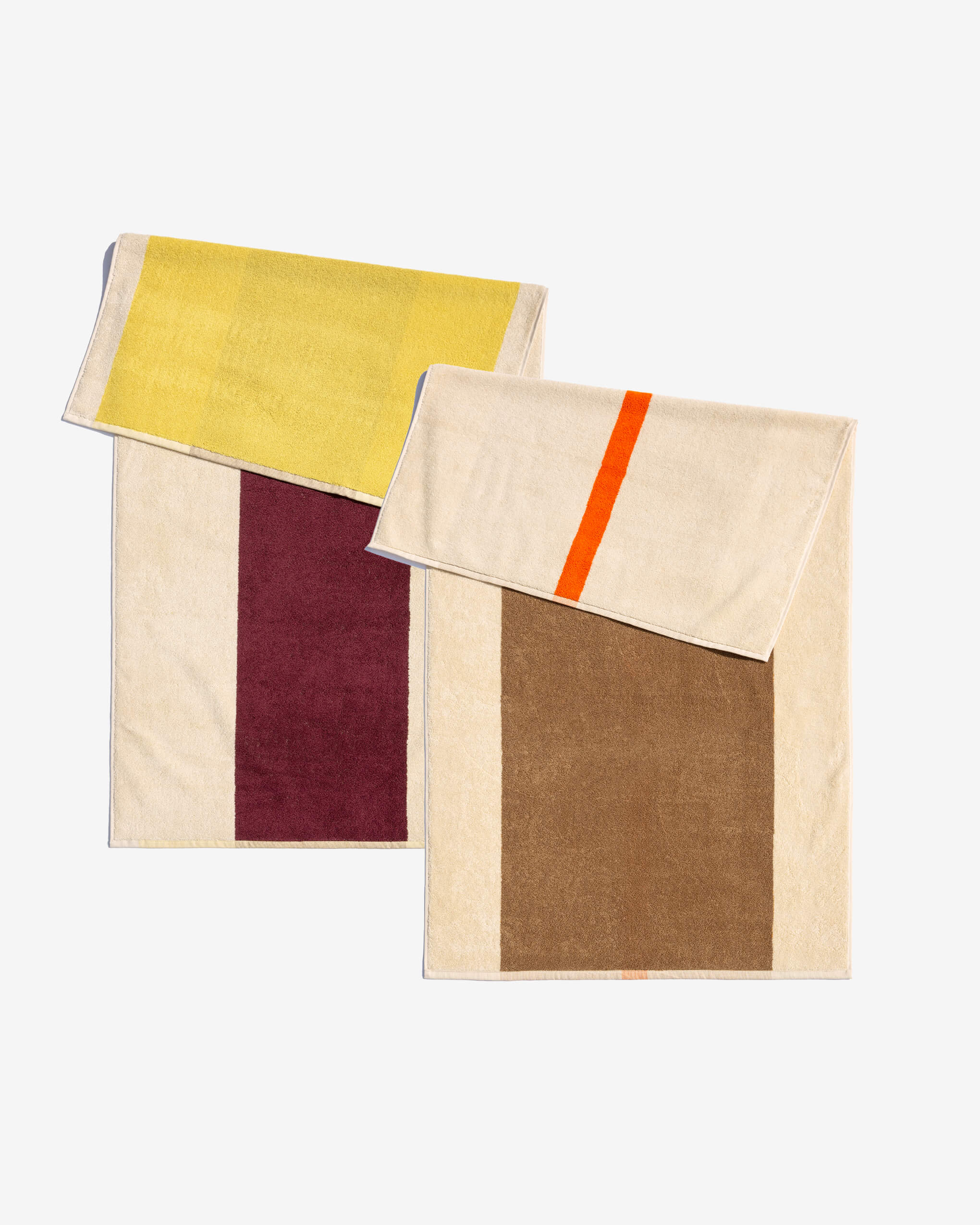 Badhanddoeken Set Yellow Orange (2 st.) - SUITE702