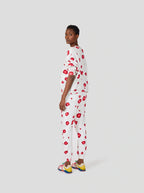 Pantalon Kiara En Polaire Imprimée Poppy