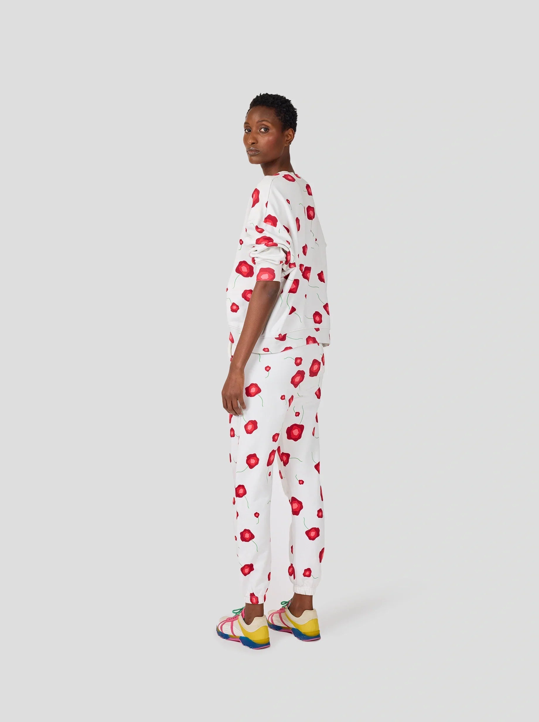 Pantalon Kiara En Polaire Imprimée Poppy