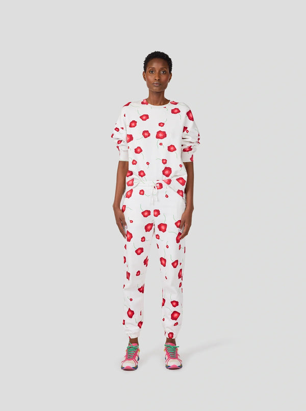 Pantalon Kiara En Polaire Imprimée Poppy