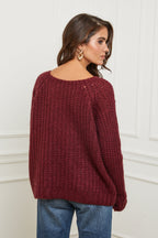 Pull Sus395H - Bordeaux