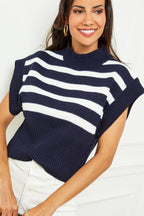Pull Sans Manches - Marine