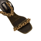 Catena Notte Black Gold Sandal