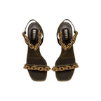 Catena Notte Black Gold Sandal