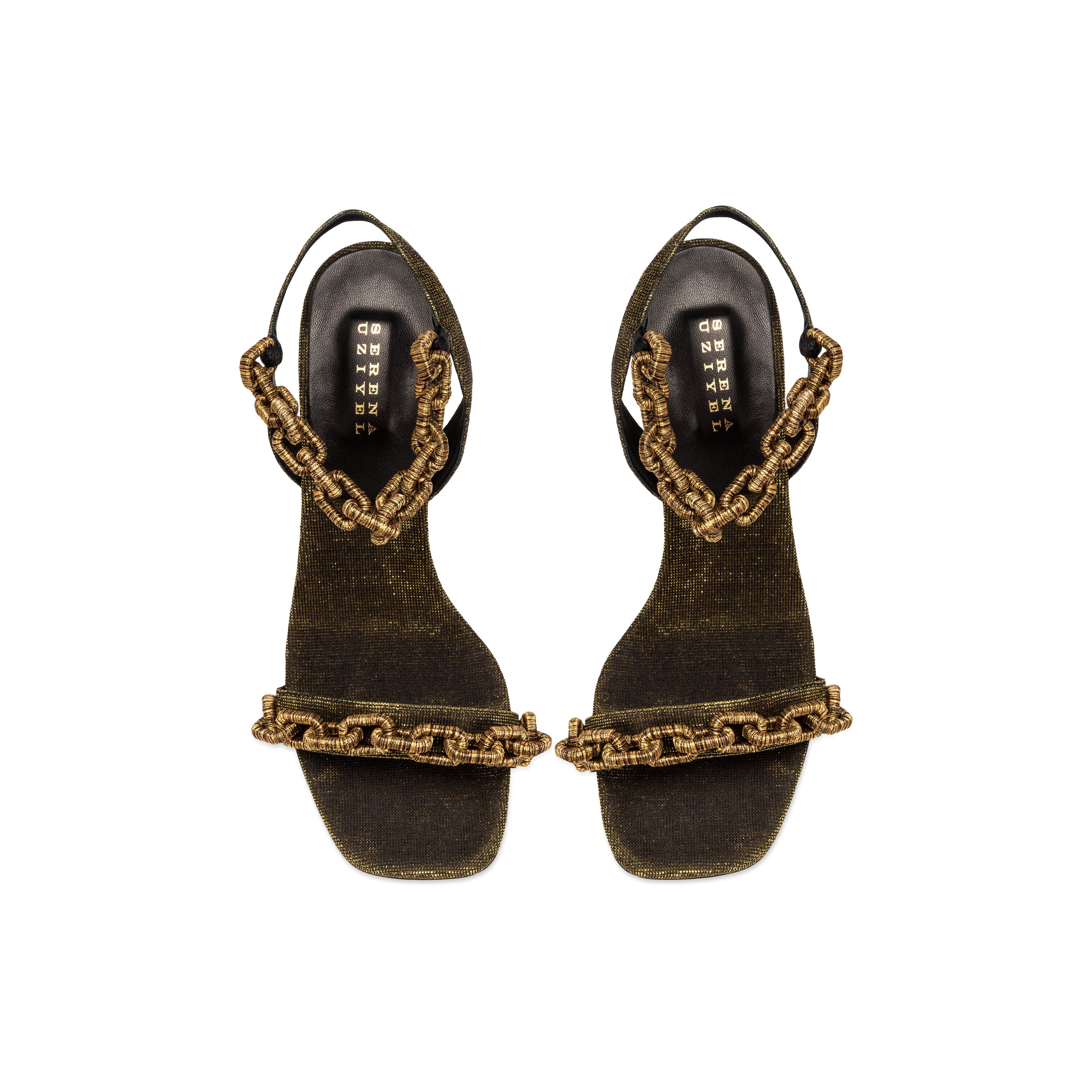 Catena Notte Black Gold Sandal