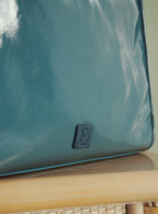 Cabas Suzy Vernis - Bleu Jean