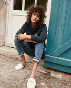 Le Sweat Mini Patch Amazing Mum En Coton Bio - Charbon