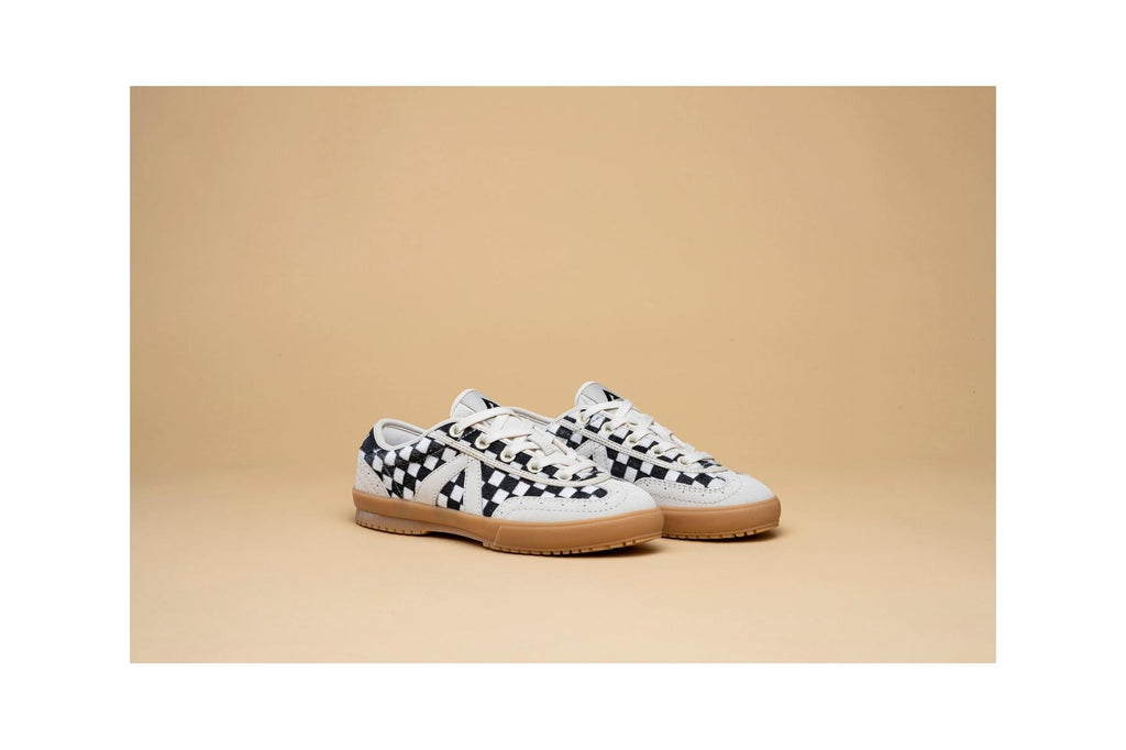 Sneakers Swing - White Black Check