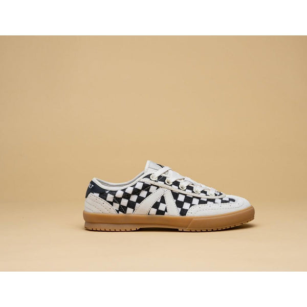 Sneakers Swing - White Black Check