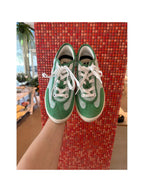 Sneakers Swing - Green / White Stripe