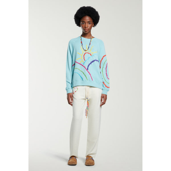Sweat Embroidered Sunrise Raglan