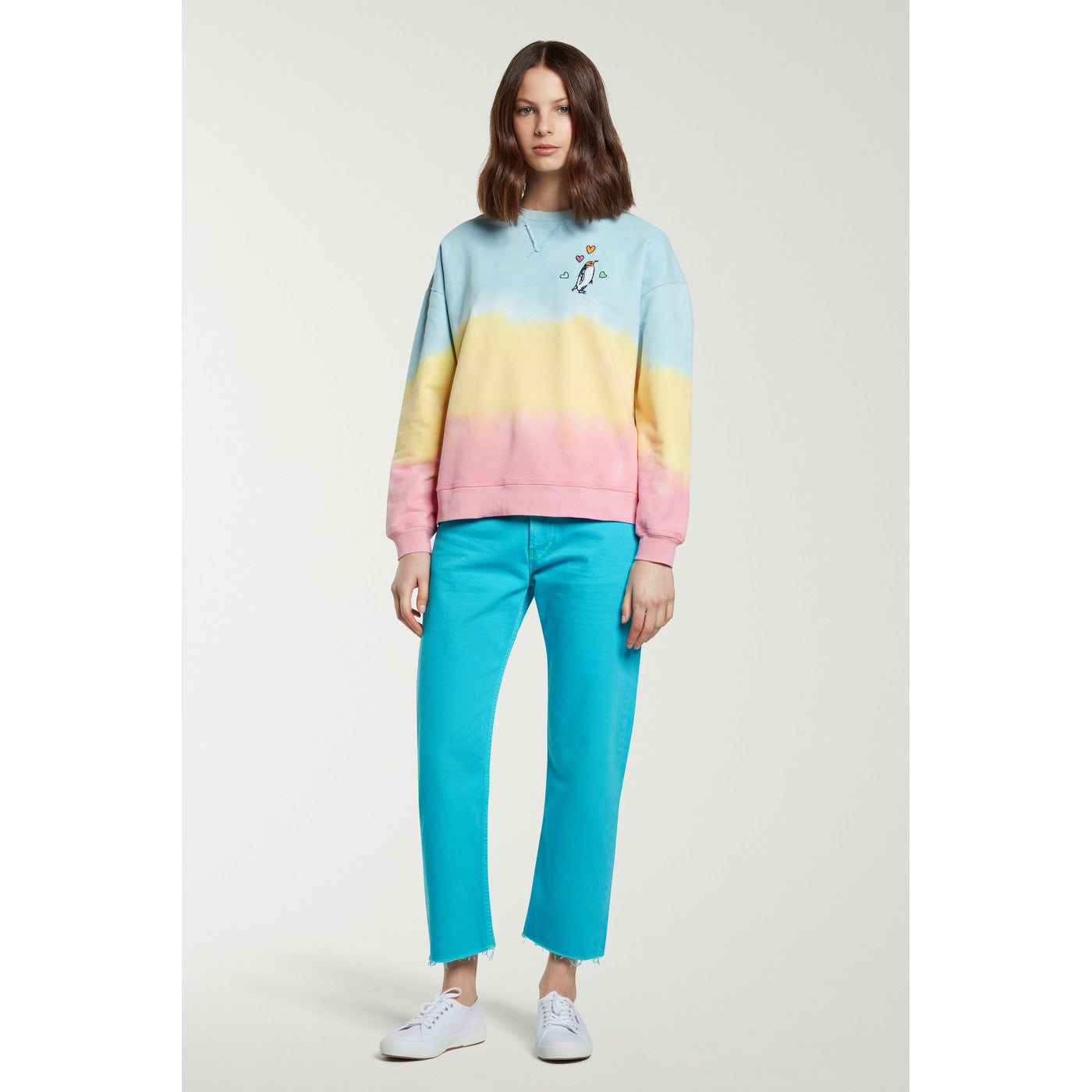 Sweat Embroidered Tie-Dye