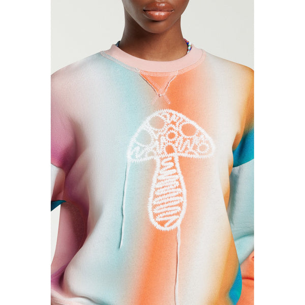Sweat Ombre Stripe Mushroom