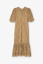Robe Leyre Découpé Beige
