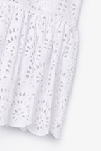 Robe Leyre Découpé Écru
