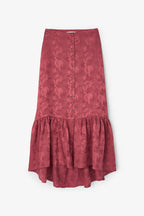 Jupe Federica Jacquard Rustique Terracotta
